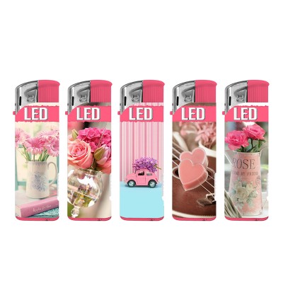SY-801 with LED  Pink Label Lighter